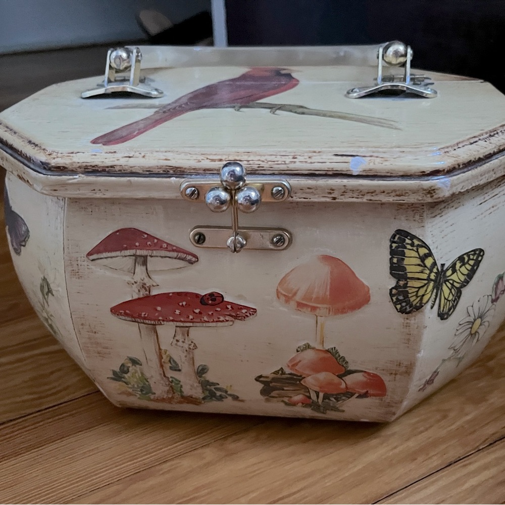 Antique wooden Purse